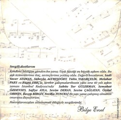 Bilge Ersel - Hatıra CD (İkinci El) CD4475 - 2