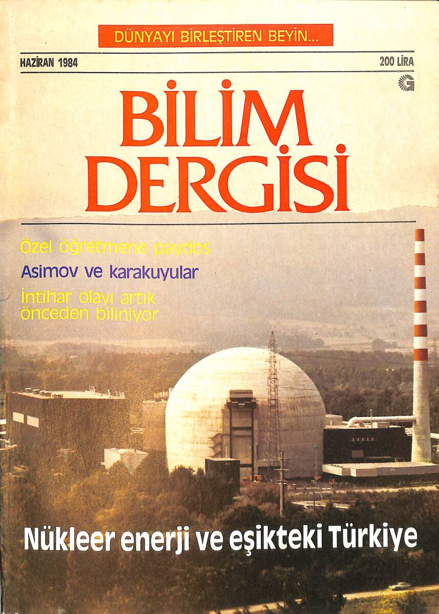 Bilim Dergisi Sayı: 4 Haziran 1984 NDR98932 - 1
