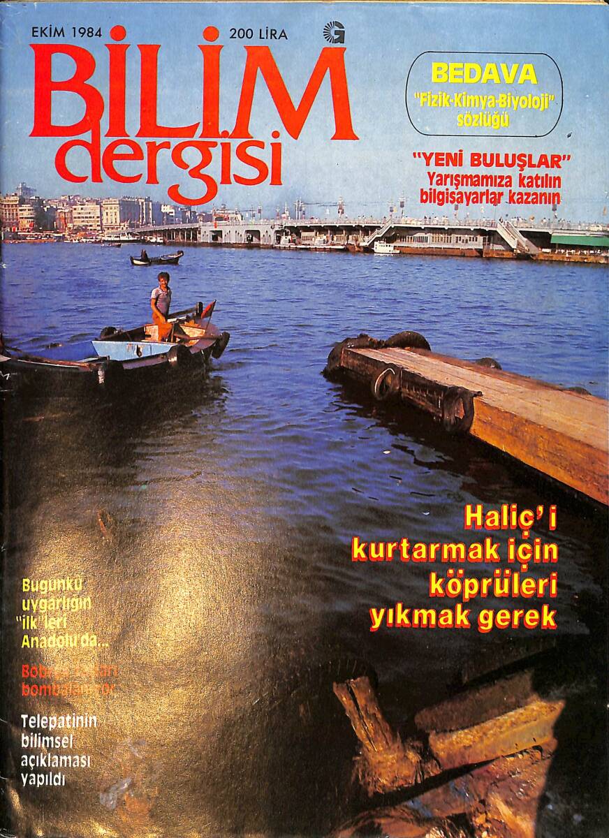 Bilim Dergisi Sayı: 8 Ekim 1984 NDR98935 - 1