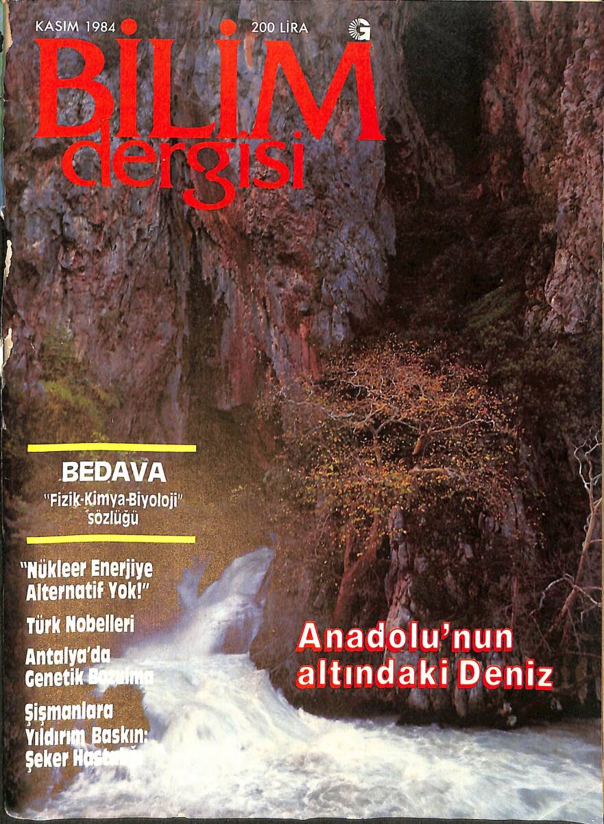 Bilim Dergisi Sayı: 9 Kasım 1984 NDR98936 - 1