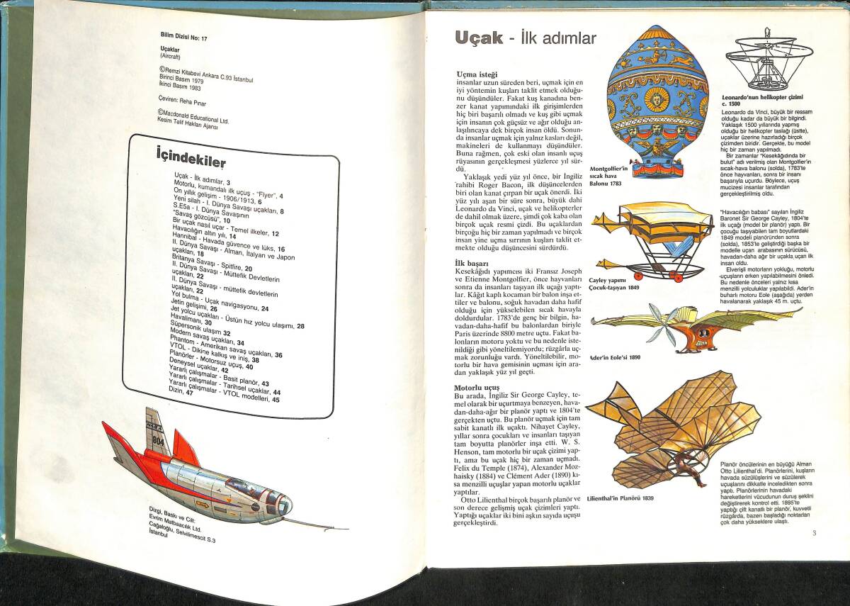 Bilim Dizisi No : 17 - Uçaklar NDR100102 - 2