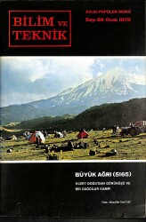 BİLİM VE TEKNİK AYLIK POPÜLER DERGİ - SAYI86 - NİSAN 1975 - BÜYÜK AĞRI (5165 DRG1321 - Gökçekoleksiyon