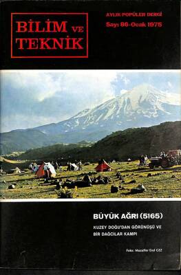 BİLİM VE TEKNİK AYLIK POPÜLER DERGİ - SAYI86 - NİSAN 1975 - BÜYÜK AĞRI (5165 DRG1321 - 1