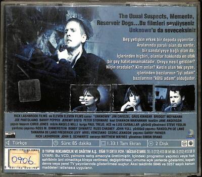 Bilinmeyen VCD Film (108.5) VCD23896 - 2