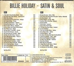 Billie Holiday - Satin & Soul CD (İkinci El) CD4552 - 3