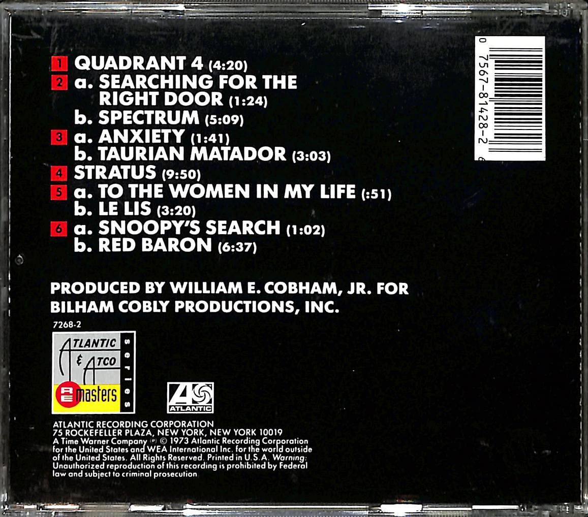 Billy Cobham - Spectrum CD (İkinci El) CD5500 - 2