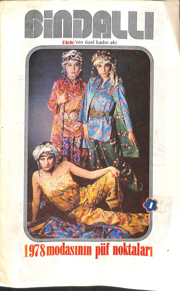 Bindallı Elele'nin Özel Kadın Eki Sayı:1 - 1978 Modasının Püf Noktaları NDR91783 - 1