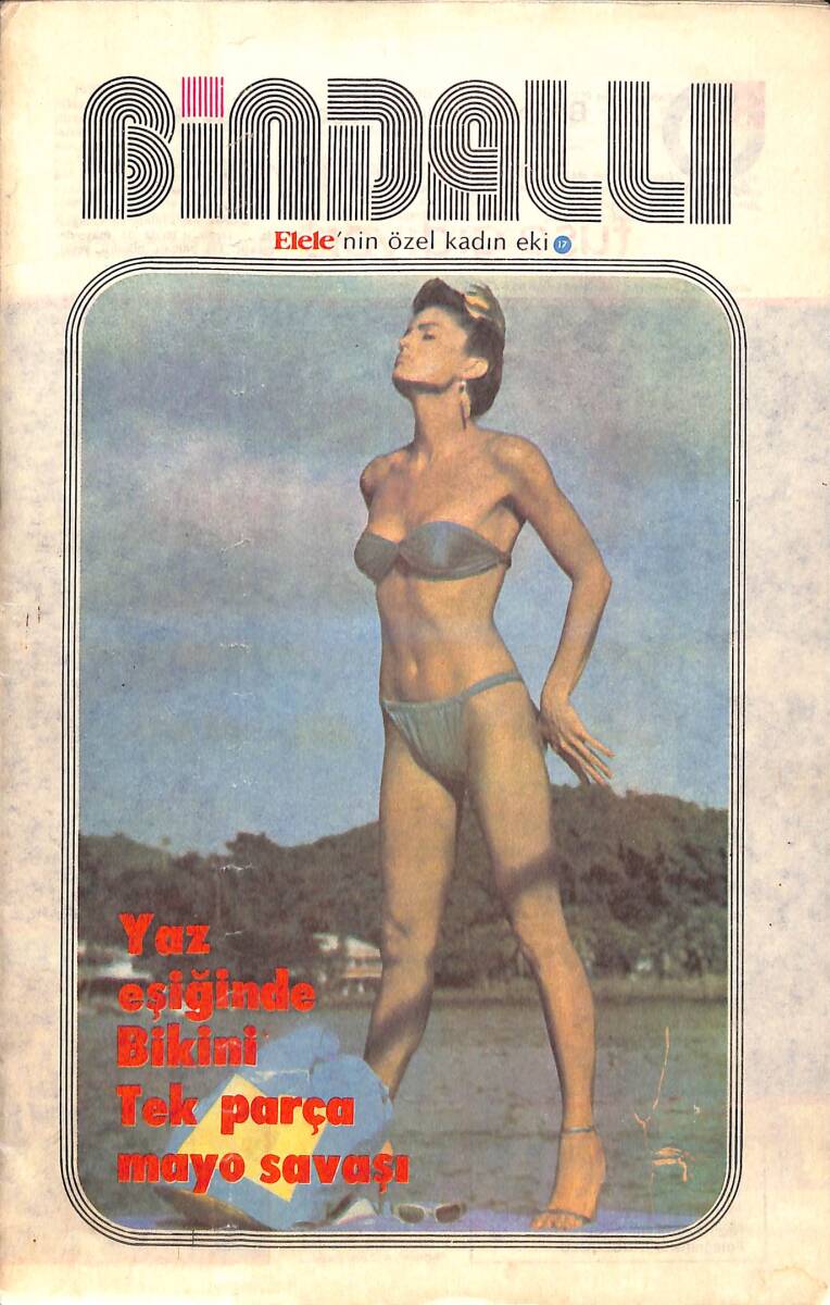 Bindallı Elele'nin Özel Kadın Eki Sayı:17 - Yaz Eşiğinde Bikini Tek Parça Mayo Savaşı NDR91789 - 1