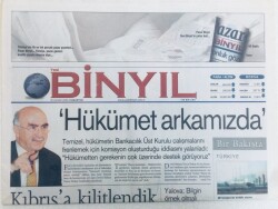 Binyıl Gazetesi - 18 Kasım 2000 - Hükümet Arkamızda, Madonnanın İkinci Çıkışı GZ46324 - 2
