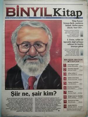 Binyıl Gazetesi Kitap Eki 13 Ekim 2000 Şiir Ne Şair Kim? - GZ44308 - 2