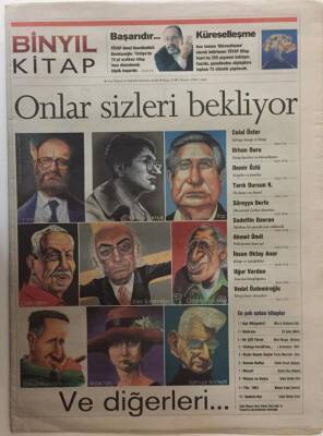 Binyıl Gazetesi Kitap Eki - 3 Kasım 2000 - Onlar Sizi Bekliyor Orhan Pamuk , Çetin Altan , Umberto Eco ... Ve Diğerleri GZ25360 - 1