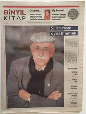 Binyıl Gazetesi Kitap Eki 8 Aralık 2000 - Şiirin Taşını Oynatmamak Kemal Özer GZ18605 - 1