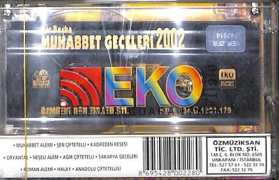 Bir Başka Muhabbet Geceleri - 2002 Kaset KST20511 - 2