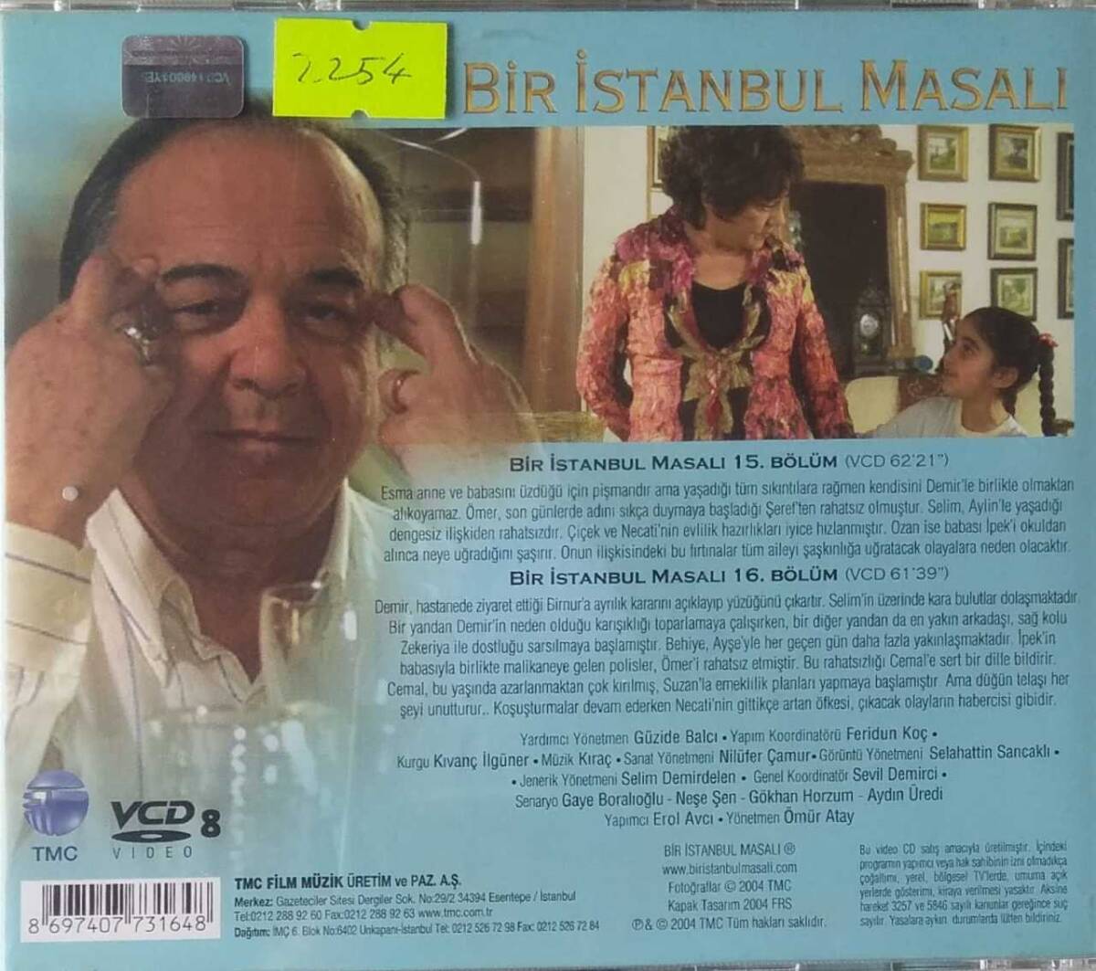 Bir İstanbul Masalı Bölüm 15-16 VCD Film VCD6491 - 2