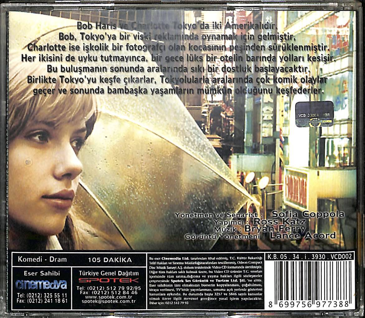 Bir Konuşabilse - Lost in Translation (2003) Orjinal VCD Film ' Bill Murray - Scarlett Johansson ' VCD28282 - 2