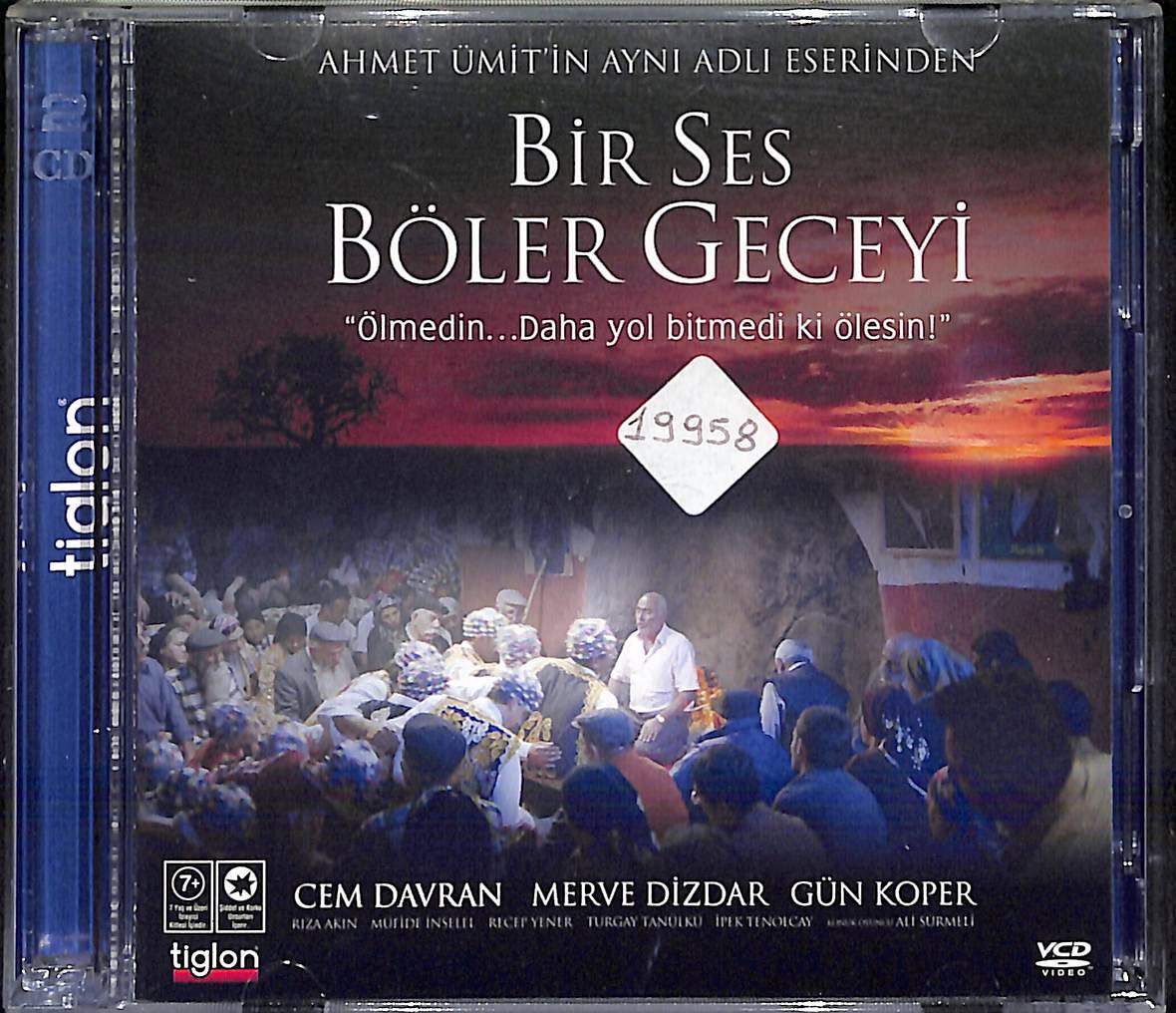 Bir Ses Böler Geceyi Orjinal VCD Film ' Cem Davran, Merve Dizdar, Gün Koper ' VCD28019 - 1