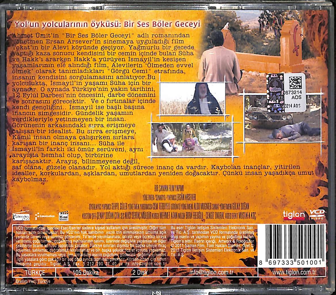 Bir Ses Böler Geceyi Orjinal VCD Film ' Cem Davran, Merve Dizdar, Gün Koper ' VCD28019 - 2
