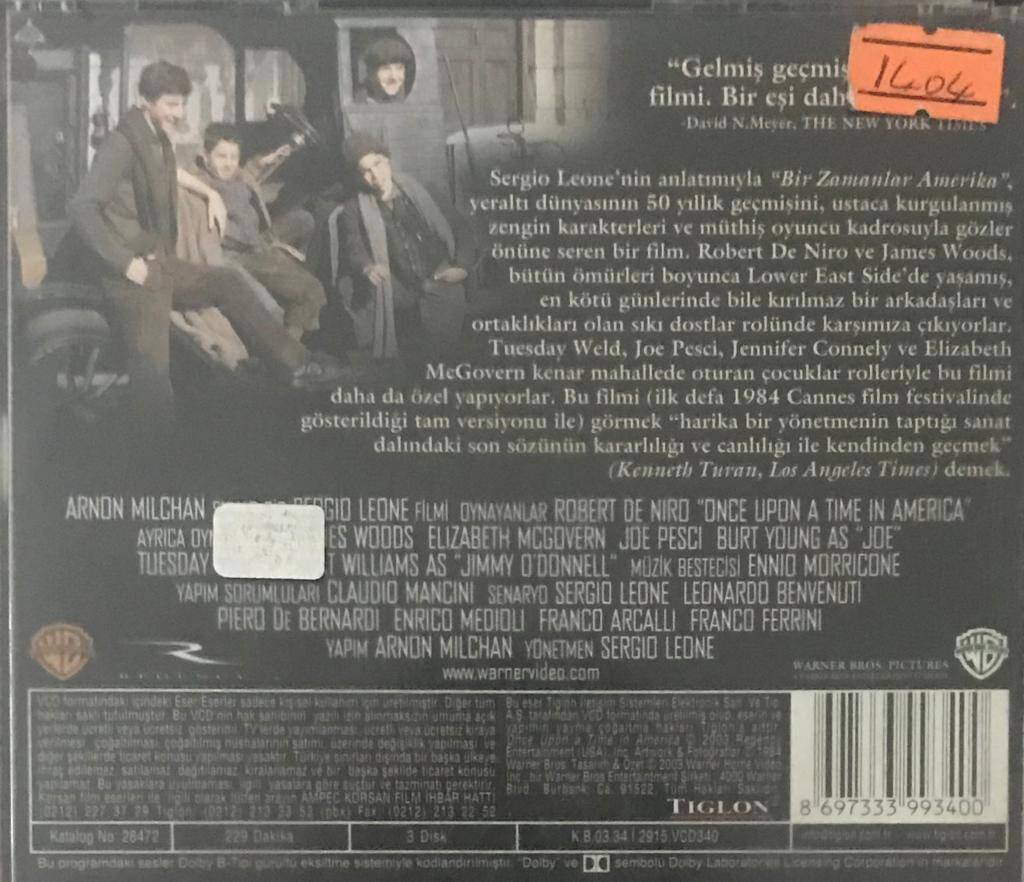 Bir Zamanlar Amerika VCD Film VCD5610 - 2