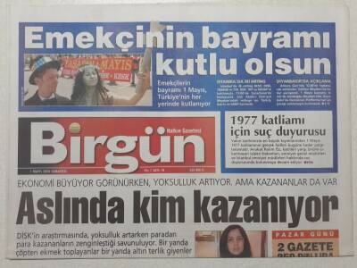 Birgün Gazetesi 1 Mayıs 2004 - Emekçinin Bayramı GZ53024 - 1