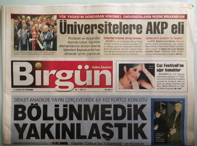 Birgün Gazetesi 10 Haziran 2004 AKP Patlamaya Hazır - Yargıtay İstedi DEPliler Serbest -GZ44015 - 2