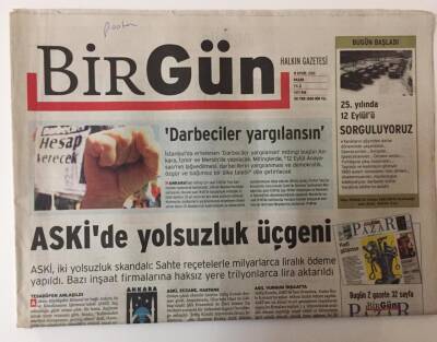 Birgün Gazetesi - 11 Eylül 2005 - ASKİde Yolsuzluk Üçgeni , 25. Yılında 12 Eylül Sorgulanıyor GZ25393 - 1