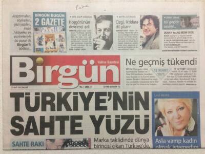 Birgün Gazetesi 13 Mart 2005 - Türkiyenin Sahte Yüzü GZ32924 - 1