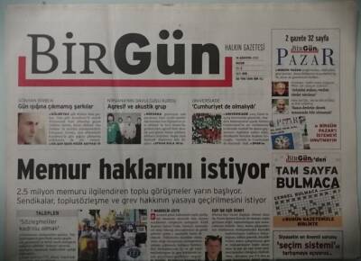Birgün Gazetesi 14 Ağustos 2005 İtalya Iraktan Çekilmeye Başladı -GZ33260 - 1