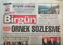 Birgün Gazetesi 14 Ekim 2004 Erdoğanın Zor Kararı - GZ44944 - 2