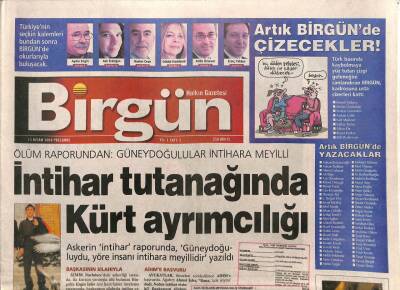 Birgün Gazetesi 15 Nisan 2004 - Kıbrıs Dünyanın Sıcak Patatesi Oldu - Tom Cruise Yine Ağlattı GZ96692 - 1