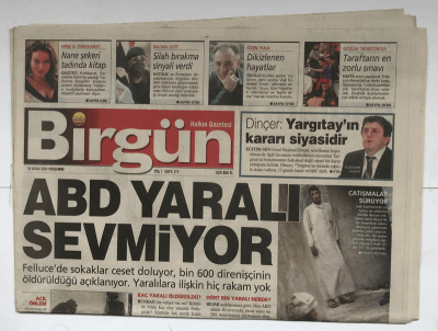 Birgün Gazetesi 18 Kasım 2004 - İstanbul un Suyunu Çaldılar GZ5272 - 1