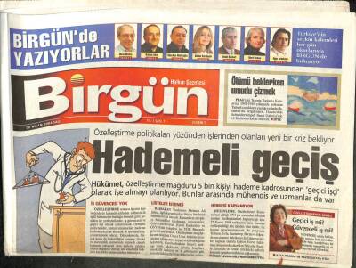 Birgün Gazetesi 20 Nisan 2004 - Arjantinli Futbolcu Diego Maradona Komada GZ96347 - 1