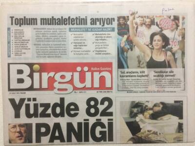 Birgün Gazetesi 20 Şubat 2005 - Yüzde 82 Paniği GZ32676 - 1