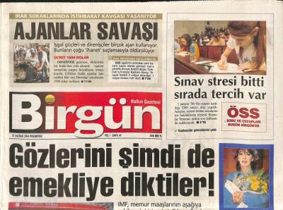 Birgün Gazetesi 21 Haziran 2004 - Sanatçı Mehtap Ar , Yıllarını Geçirdiği Tiyatro Sahnesini Ve Film Setlerini Gecekondu Çocukları İçin Terk Etti GZ96314 - 1