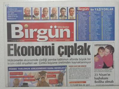 Birgün Gazetesi 21 Nisan 2004 - Ekonomi Çıplak GZ53033 - 1