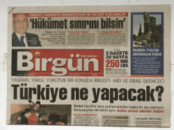 Birgün Gazetesi 22 Mayıs 2004 - Yasama , Yargı , Yürütme Bir Konuda Birleşti ABD Ve İsrail İşkenceci GZ5502 - 1