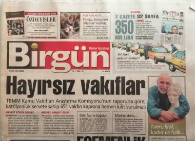 Birgün Gazetesi 24 Ekim 2004 Egemenlik Kısmen ABye - Saddamı Bile Astırmayız -GZ44791 - 1
