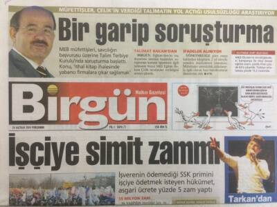 Birgün Gazetesi 24 Haziran 2004 - Tarkandan Zafer İşareti GZ35359 - 1