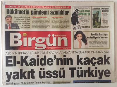 Birgün Gazetesi 25 Mayıs 2004 - EL -Kaidenin Kaçak Yakıt Üssü Türkiye GZ28274 - 1