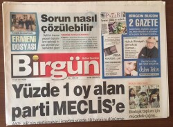 Birgün Gazetesi 27 Mart 2005 - Yüzde 1 Alan Her Parti Meclise Girebilecek GZ6743 - 2
