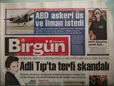 Birgün Gazetesi 28 Mayıs 2004 Amerikadan Yeni Talepler - İstanbula NATO Kuşatması -GZ44794 - 1