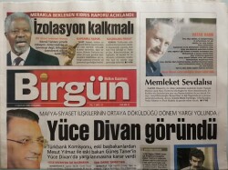 Birgün Gazetesi 3 Haziran 2004 Merakla Beklenen Kıbrıs Sorunu Açıklandı -GZ44788 - 2