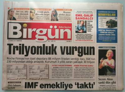 Birgün Gazetesi 31 Temmuz 2004 Sezen Aksu Sanki Dün Gibi -GZ37049 - 1
