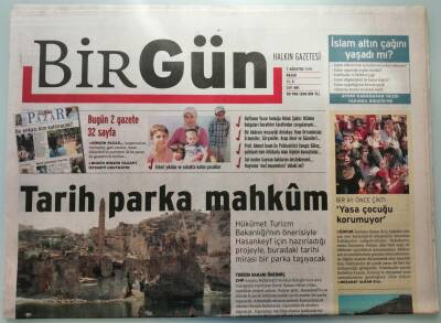 Birgün Gazetesi 7 Ağustos 2005 Genelkurmay Başkanı Özkökün Yetki Talebi Tartışılıyor -GZ37051 - 1