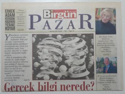 Birgün Gazetesi Pazar Eki 1 Ağustos 2004 - Mustafa Denizli Rus Takımını Çalıştıracak GZ53030 - 1