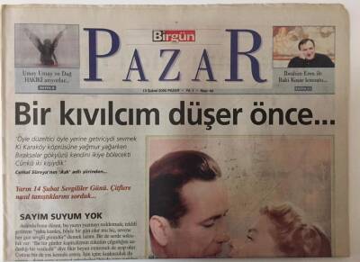 Birgün Gazetesi Pazar Eki - 13 Şubat 2005 - Bir Kıvılcım Düşer Önce ... GZ25400 - 1
