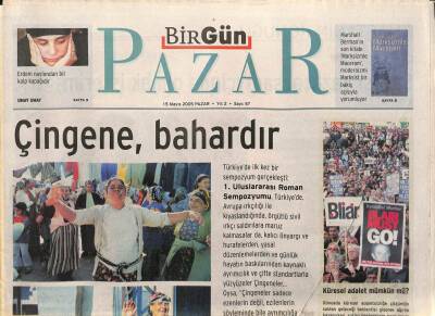 Birgün Gazetesi Pazar Eki 15 Mayıs 2005 - Cüneyt Özdemir Hala Umudum Var - İflah Olmaz Aktivist - 1