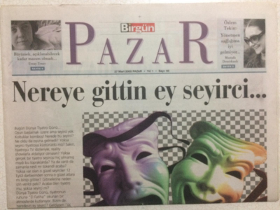 Birgün Gazetesi Pazar Eki 27 Mart 2005 - Nereye Gittin Ey Seyirci GZ24799 - 1