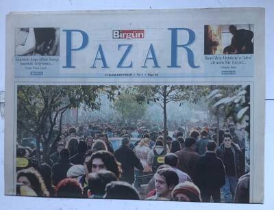 Birgün Gazetesi Pazar Eki 27 Şubat 2005 - Kim Bu Yüzde Sekseniki ? GZ8582 - 1
