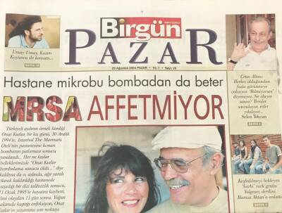 Birgün Gazetesi Pazar Eki 29 Ağustos 2004- Hastane Mikrobu Bombadan Da Beter GZ36545 - 1