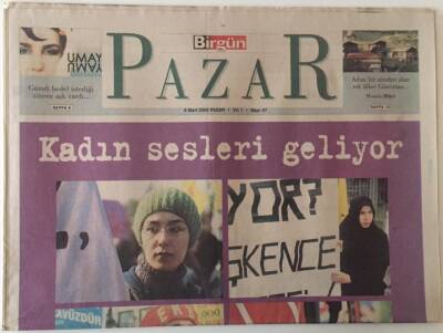 Birgün Gazetesi Pazar Eki 6 Mart 2005 - Kadın Sesleri Geliyor , Adını Bir Azizden Alan Tek Ülke Gürcistan GZ28276 - 1